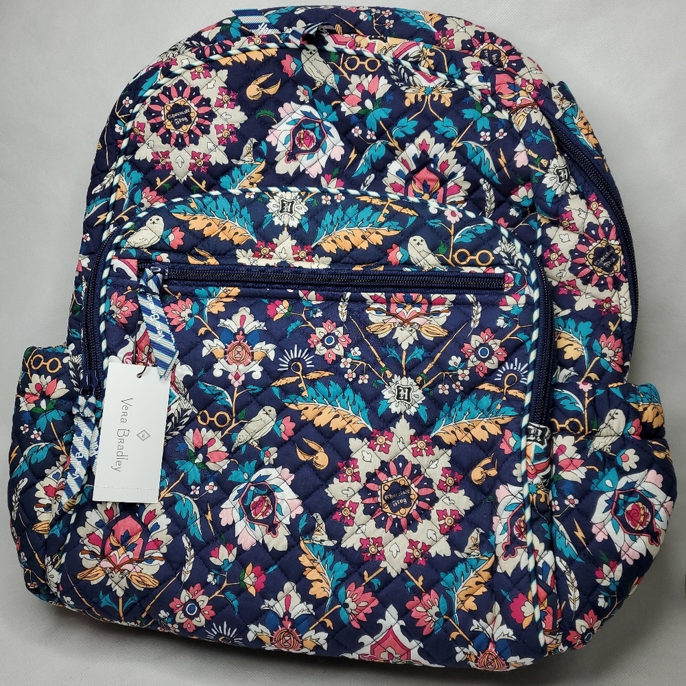 Vera Bradley Home To Hogwarts Backpack New